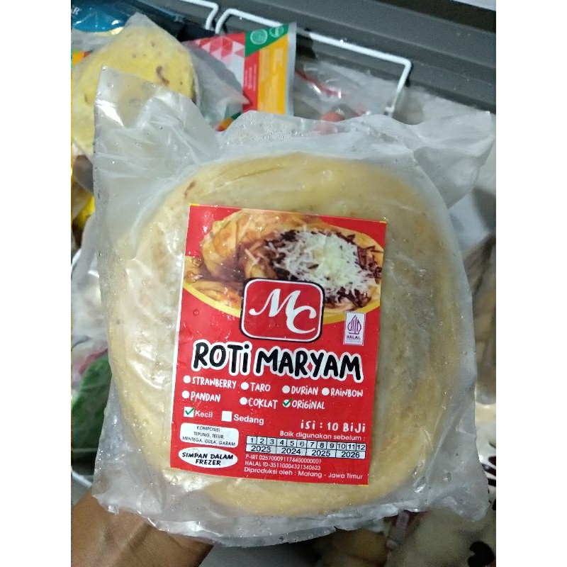 

Roti Maryam MCI Original isi 10