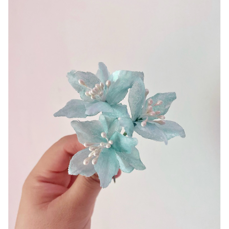 

Wafer paper Flower Filler Blue per 1pcs