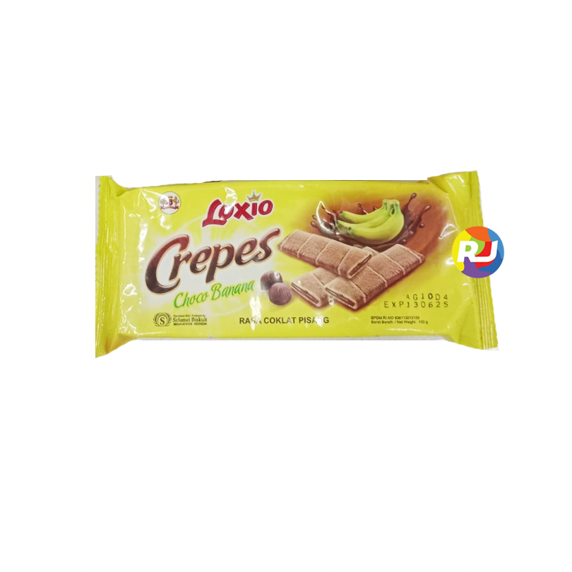 

Snack Biskuit Luxio Crepes Choco Banana 100gr