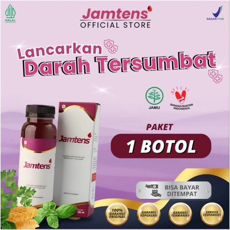JAMTENS HERBAL MENGATASI PENYUMBATAN DARAH - DRAH TINGGI - STROK HIPERTENSI