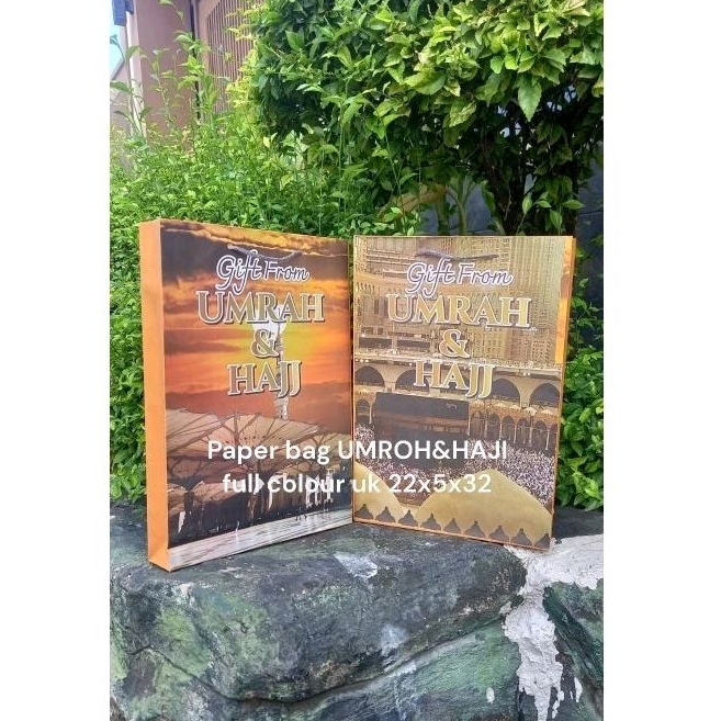 

Paper bag umroh&haji full colour uk 22x5x32