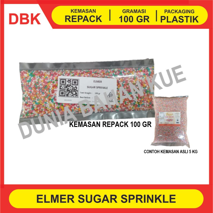 

ELMER SUGAR SPRINKLE / GULA BUTIR / TRIMIT 100 GR