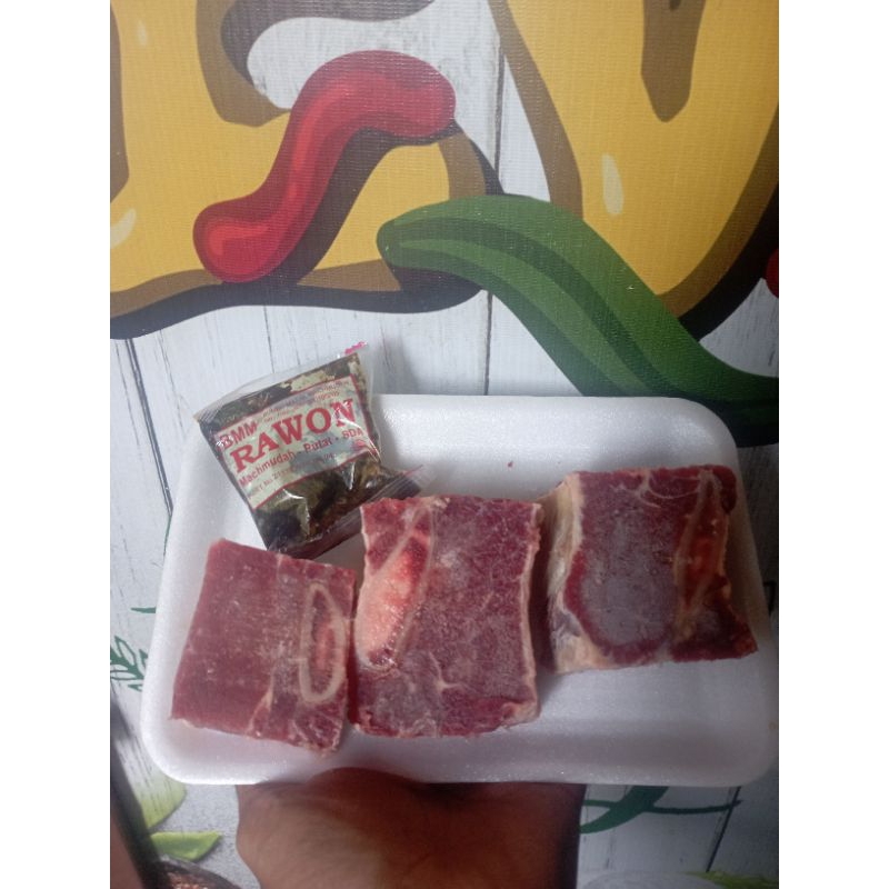

IGA shortribe Moonbeef (500gram) daging tebal halal