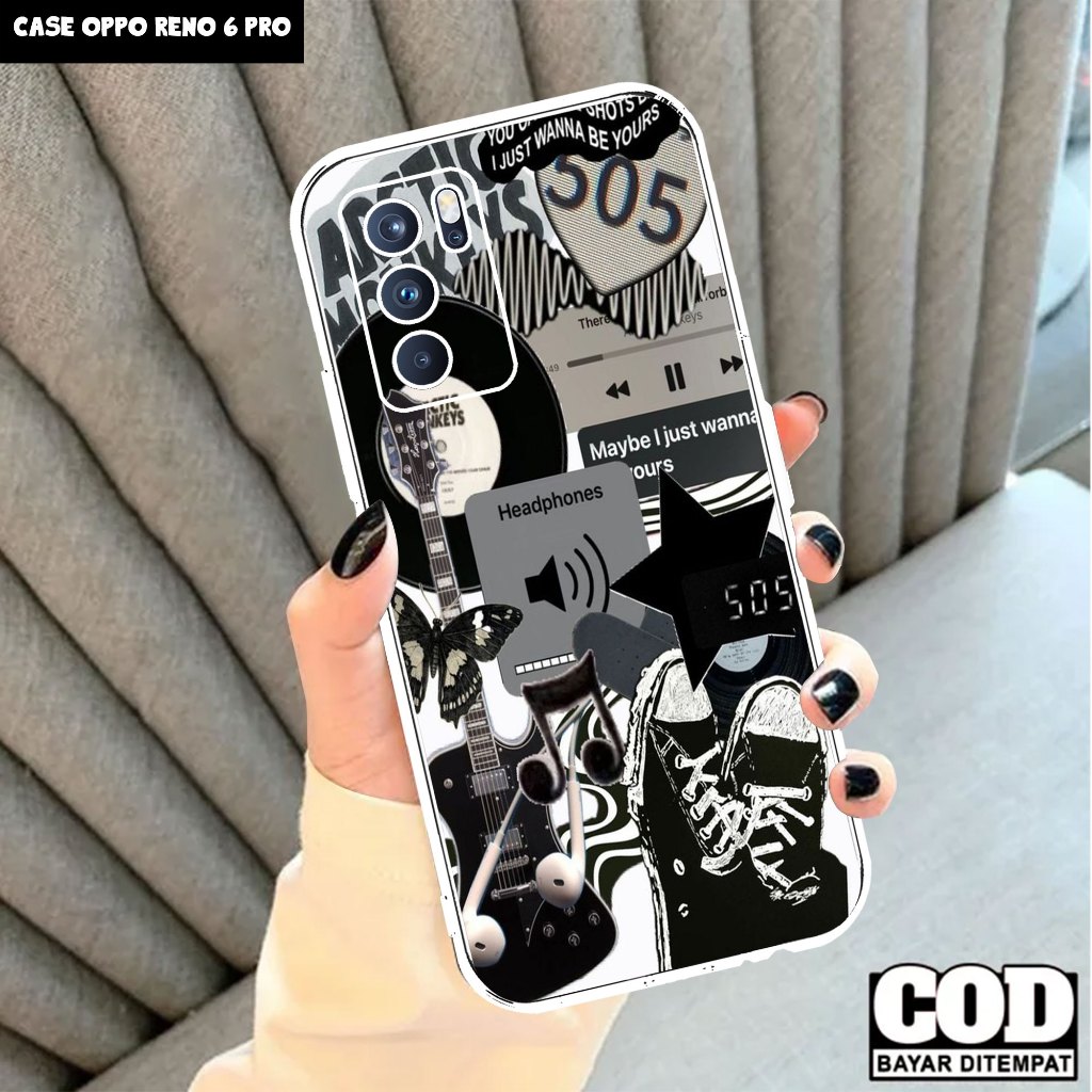 Case OPPO RENO 6 PRO - Casing OPPO RENO 6 PRO Motif ( AEST) - Softcase Premium Fourside - Bening Tra