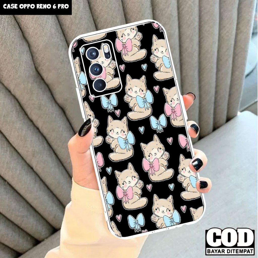 Case OPPO RENO 6 PRO - Casing OPPO RENO 6 PRO Motif ( DINO ) - Softcase Premium Fourside - Bening Tr