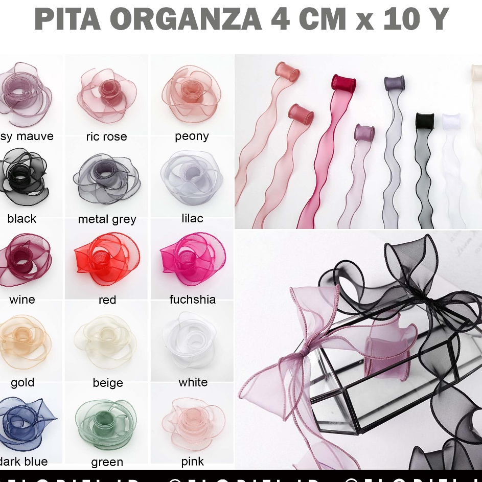 

Promo Keren 1 Yard Pita Organza 4cm