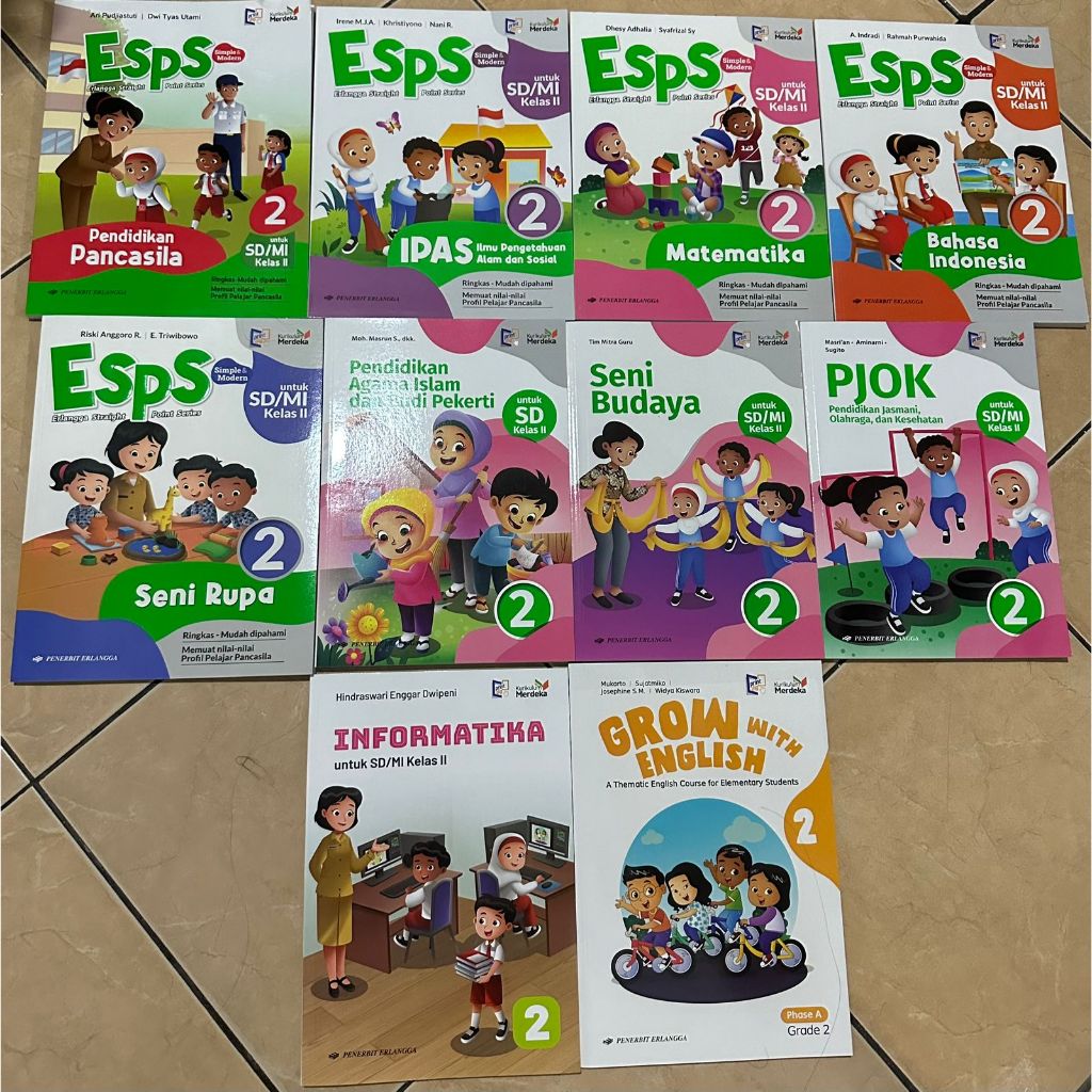 BUKU KURIKULUM MERDEKA ERLANGGA KELAS 2