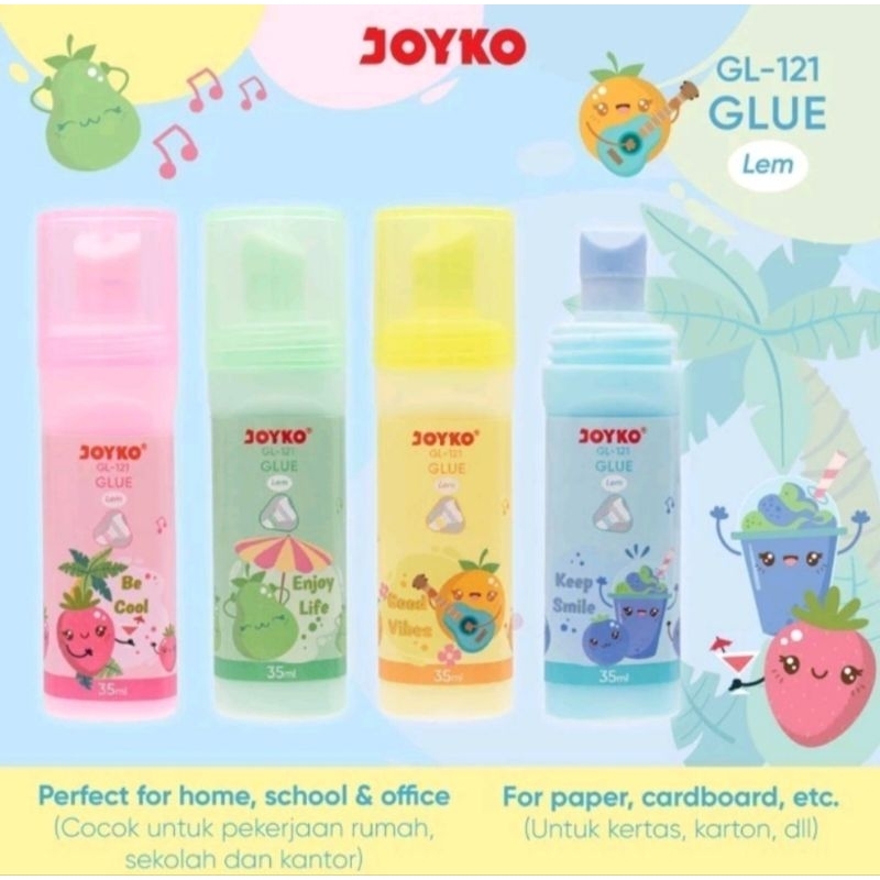 

Liquid Glue Lem Kertas Cair Joyko GL-121 35ml (1 Pcs)