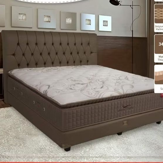 SPRING BED ROMANCE UK 180 CM SPRING BED NATURAL COMFORT SPRING BED ROMANCE NATURAL COMFORT KASUR ROM