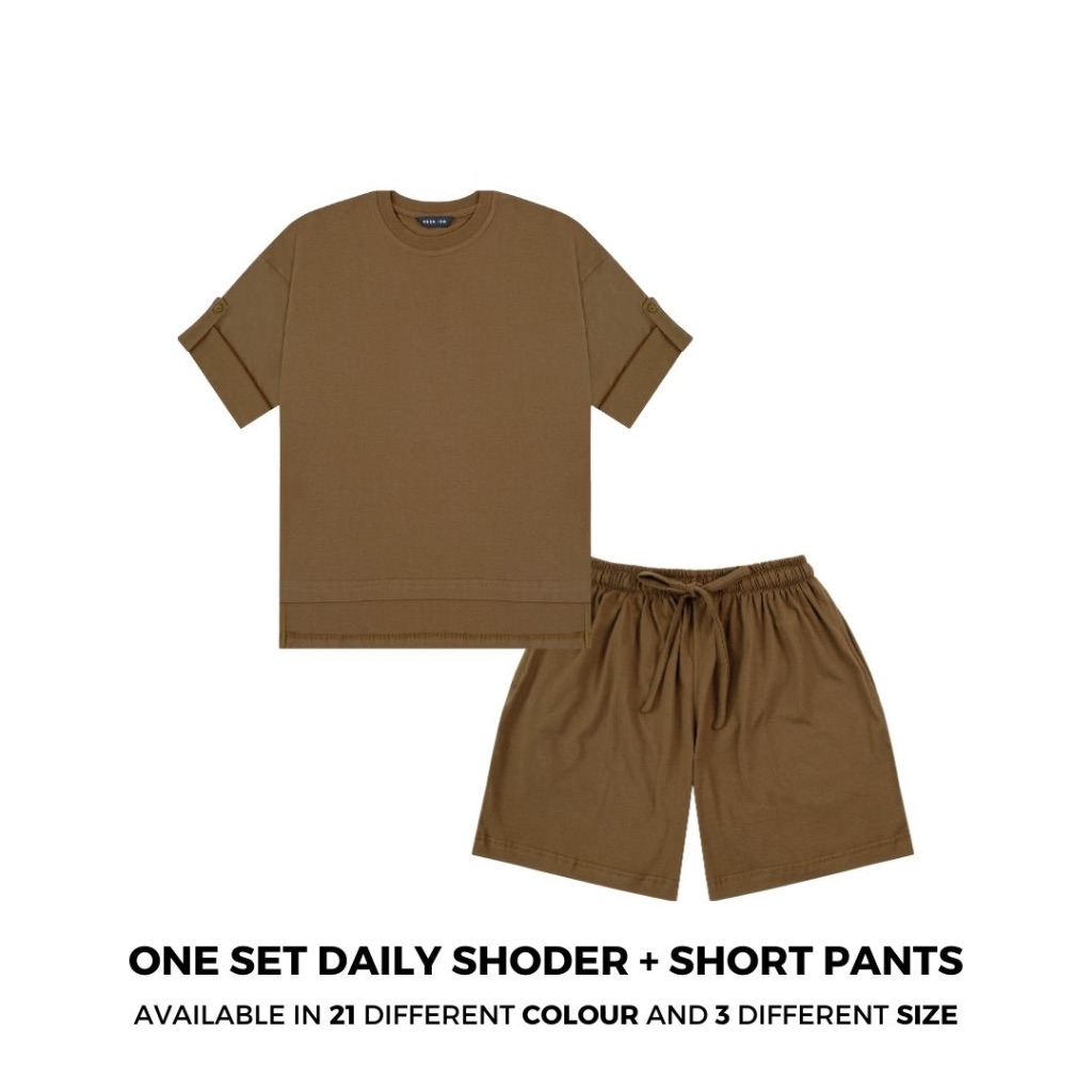 KEEN.IDD ONE SET - Daily Schoder + Short Pants | Premium Cotton Combed 24s