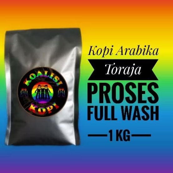 

Kopi Arabika Toraja Fw 1Kg (Coffee Arabica Toraja)Kopi Giling/Biji/Bubuk/Sangrai/Kopi Enak