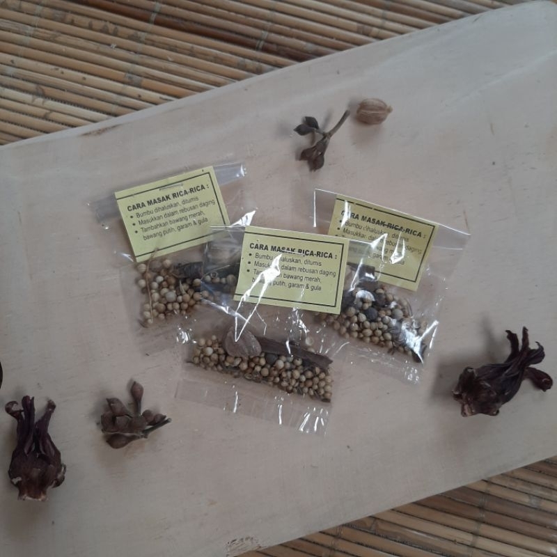 

ISB - Bumbu Masak Sachet 500an (Cengkeh, Soto, Kare, Rendang, Sop, Tongseng, Timlo, Wedang Jahe, Gule, Opor, Rica-rica, Rawon)