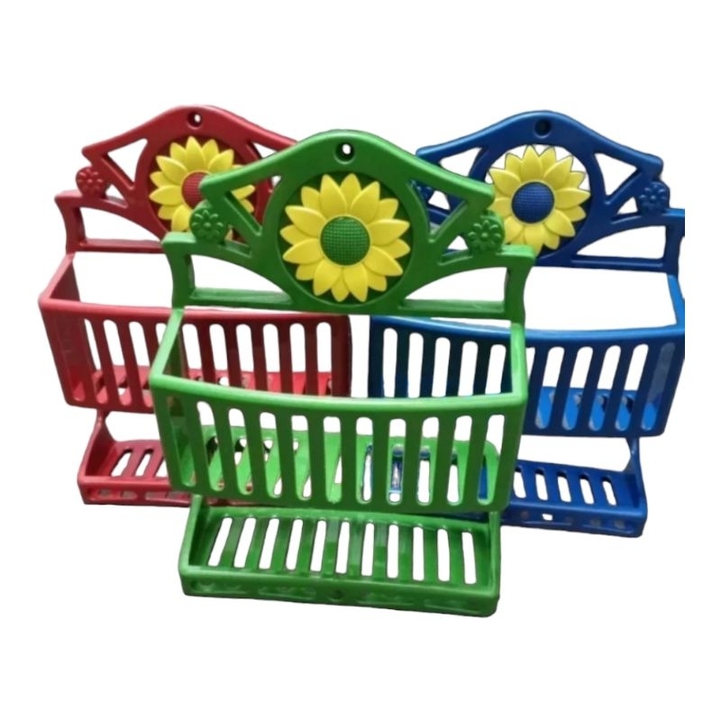 Rak Matahari Gantung Plastik Serbaguna / Rak Shampoo Kamar Mandi