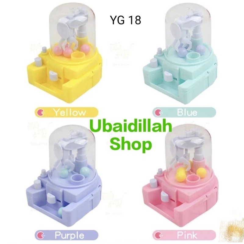 Bevavar Mainan Mesin Capit Mini Ball Mini Claw Machine Candy Ball Catcher Capit Bola Viral Termurah
