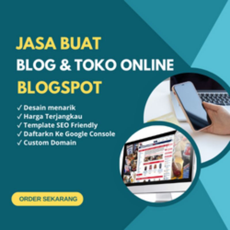 Jasa Buat Blog & Toko Online Sesuai Ketentuan Adsense Menggunakan Blogspot