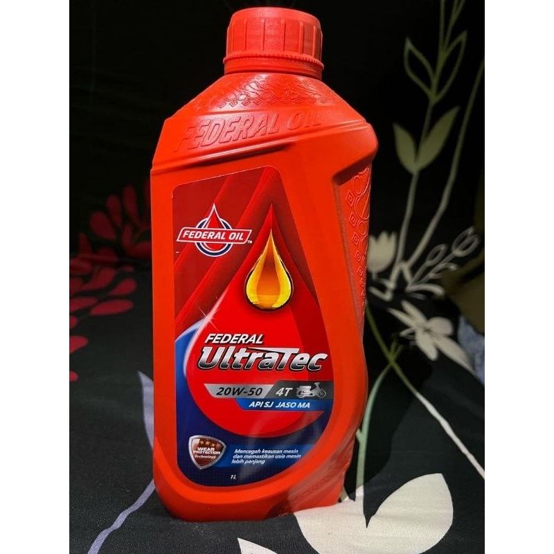 2PCS OLI FEDERAL ULTRATEC 20W-50 1 LTR