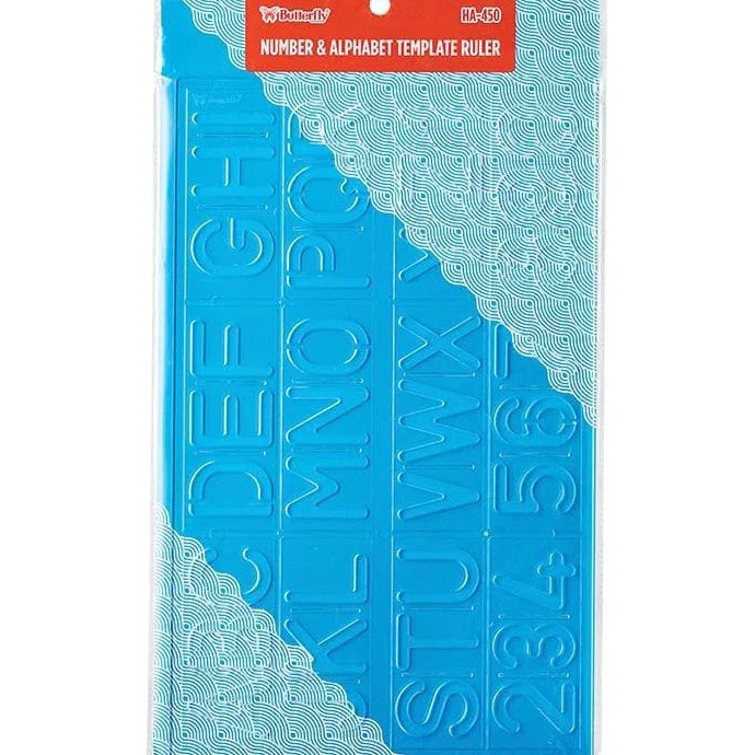 

Laku Keras Butterfly Penggaris Cetakan Template Huruf Angka HA45