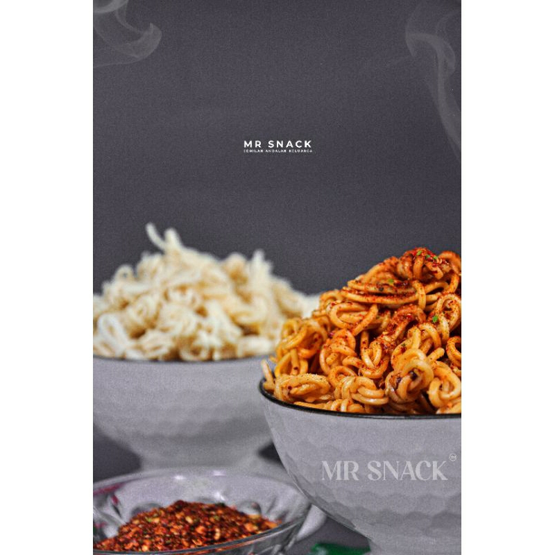 

[500g] Mie Gulung / Mie Lilit Viral, Enak dan Renyah Pedas & Original