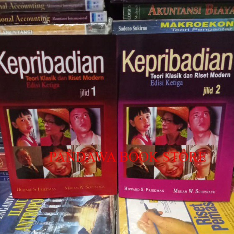Garansi Order  Kepribadian Teori Klasik dan Riset Modern edisi 3 ketiga jilid 1 dan jilid 2 by Howar