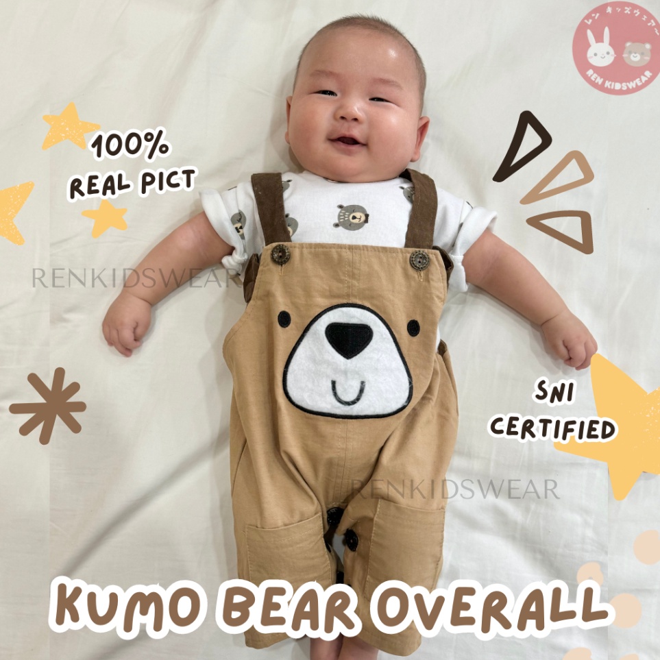 Pabrik  setelan overall anak bayi laki laki balita 618 bulan KUMO BEAR  KOALA  ANCHOR WHALE OVERALL 