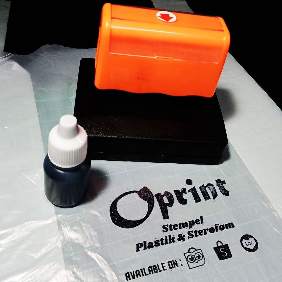 

Diskon sd 2 STEMPEL Untuk Plastik Cap Minuman Sterofom Stempel Permanen Waterproof