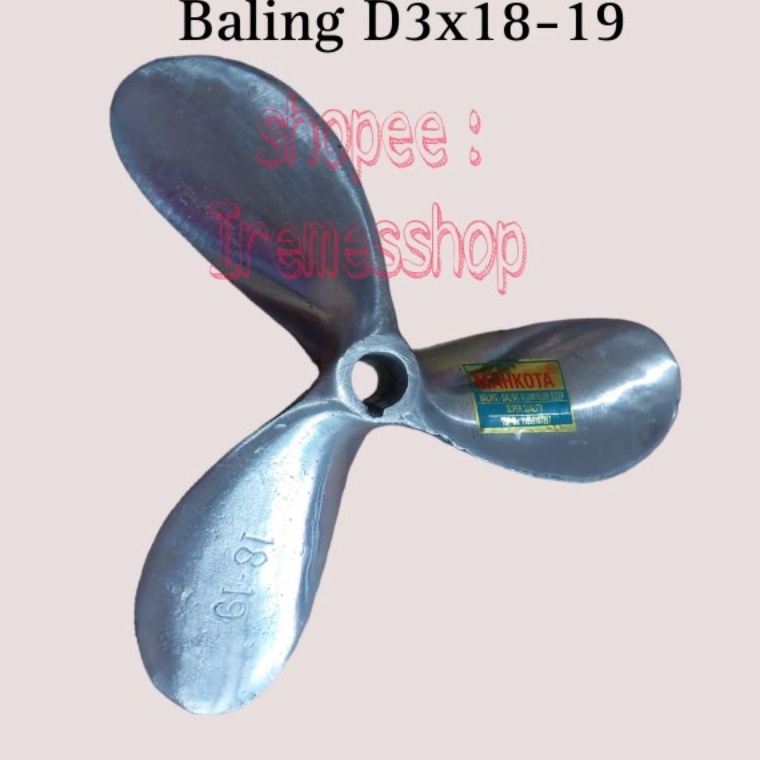 KODE A97X Baling aluminium daun panjang daun 3 x 1819  192 kipas kapal perahu nelayan D3x192