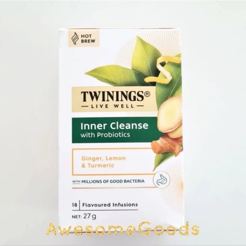 

Twinings Live Well Inner Cleanse with Probiotics 18 Tea Bags