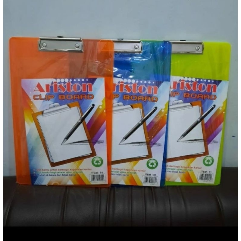 

Clipboard / Papan Ujian PLASTIK TRANSPARAN