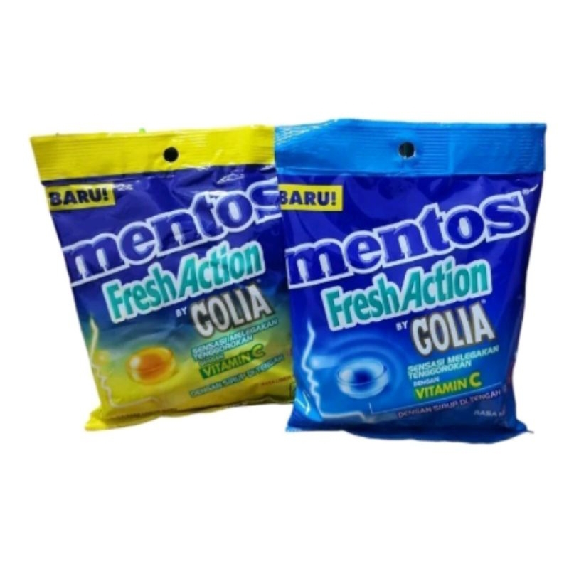 

Mentos Golia Fresh Action Permen Mint Dan Lemon 1 Pak