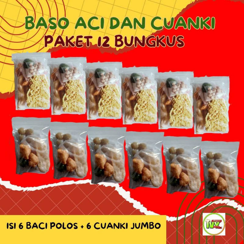 

Paket Ekonomis Baso Aci + Cuanki Instant 12pc