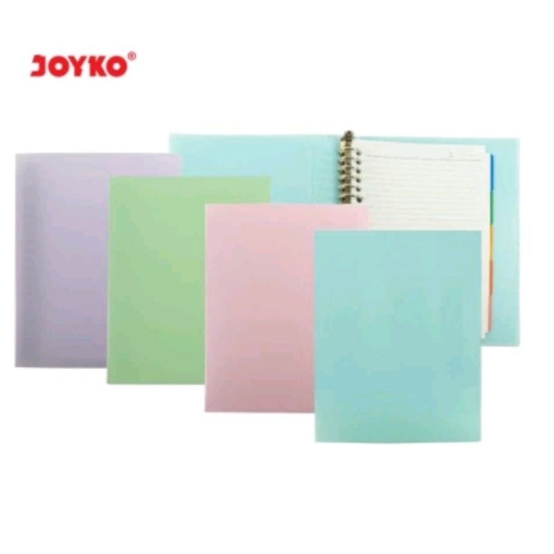 

BINDER NOTE JOYKO A5 LOOSE LEAF PASTEL COLOUR A5-MHPT-M516 NOTEBOOK MURAH TEBAL GROSIR WARNA WARNI