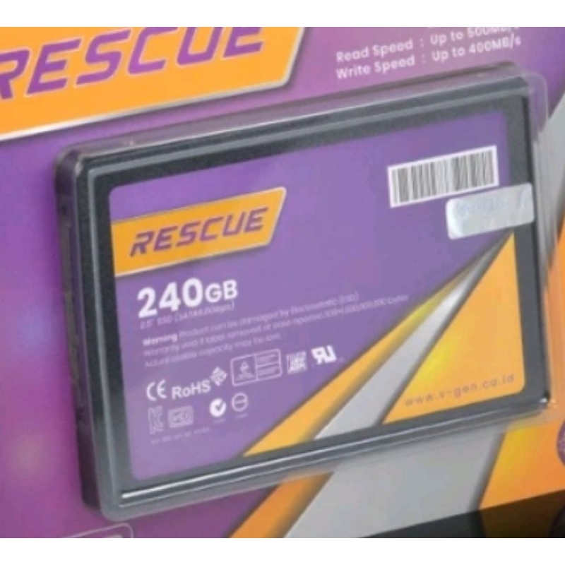 SSD V-GEN 240 GB RESCUE PAKET CADDY 9.5