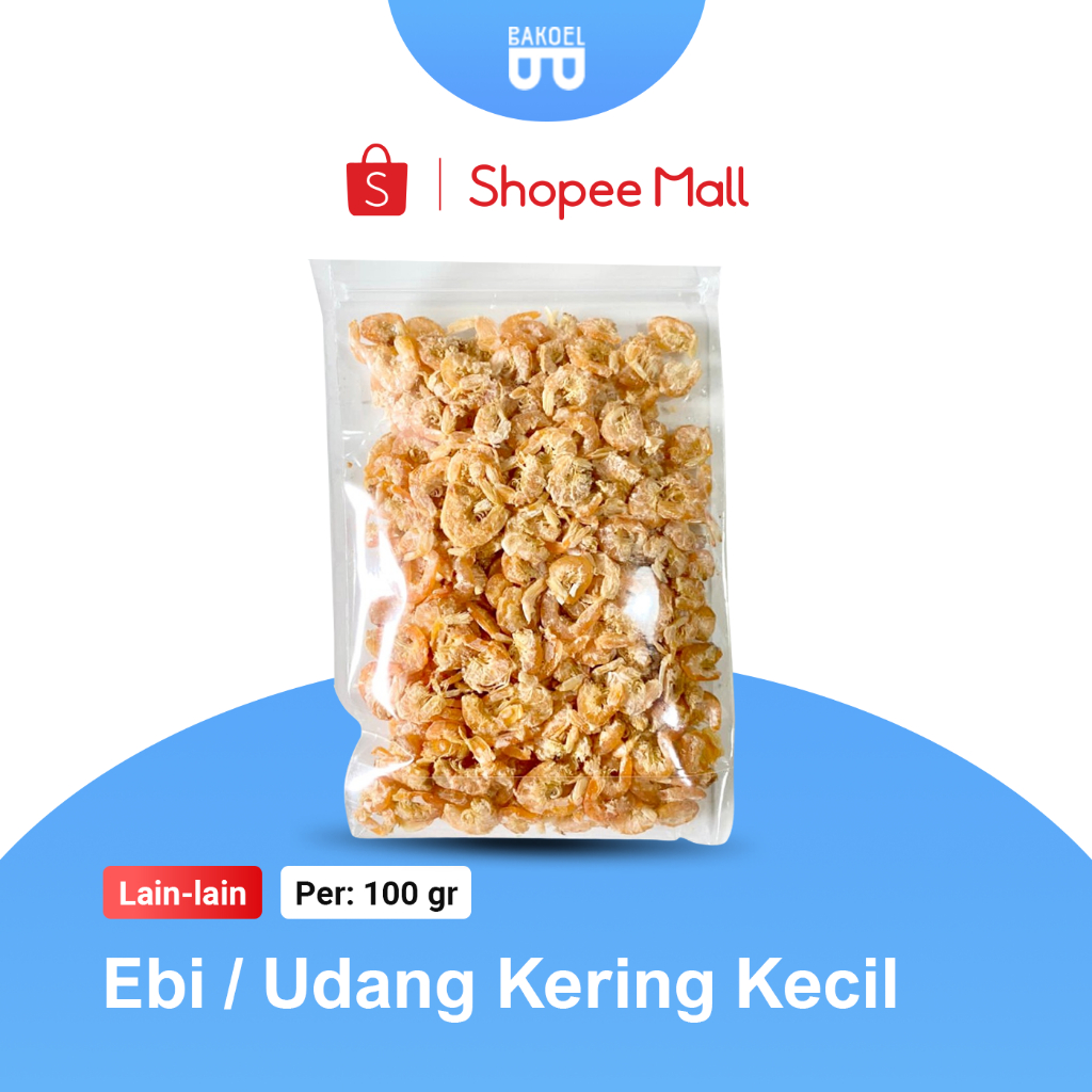 

Ebi / Udang Kering Kecil / Udang Ebi - Bakoel Sayur Online