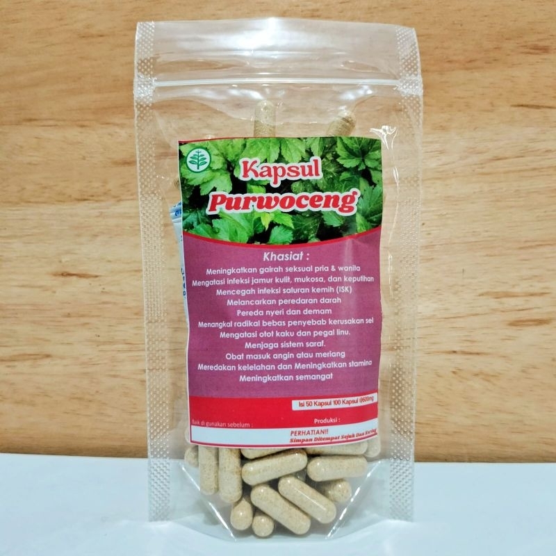 herbal curah Purwoceng isi 100 Kapsul