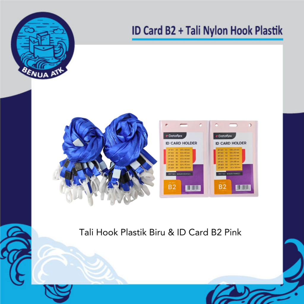 

Bundling Id Card B2 + Tali Nylon Hook Plastik [Nylkp]