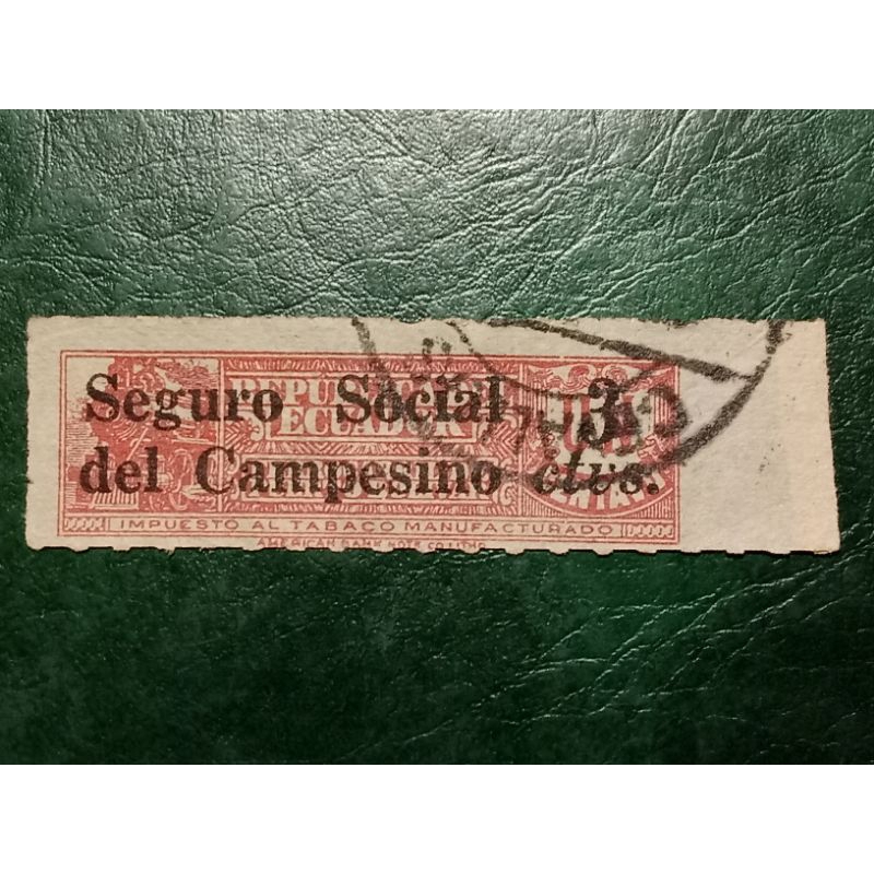 

Prangko Ekuador 3 Cents stempel pajak pos Tahun 1936 USED