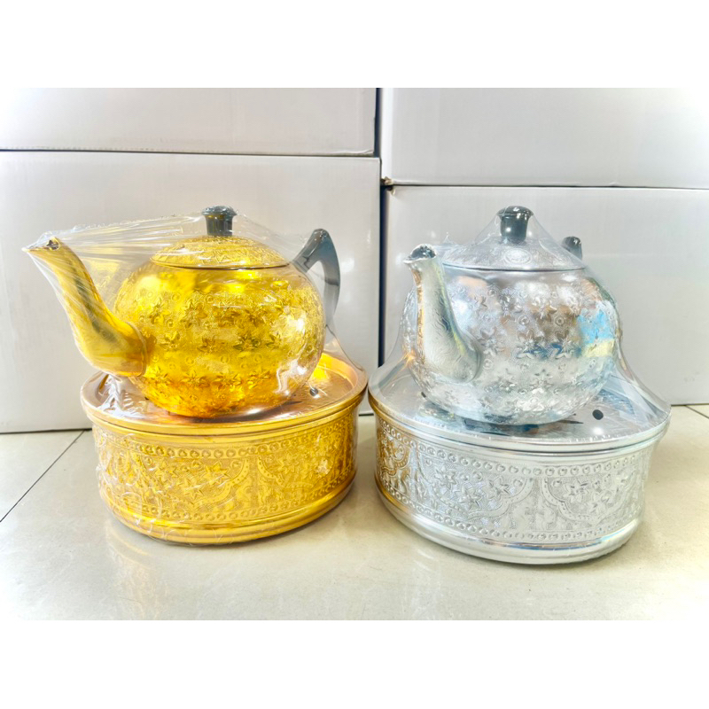 Golden Arabian Kettle Wash Hand Teko Cuci Tangan teko estetik arab emas Stainless steel