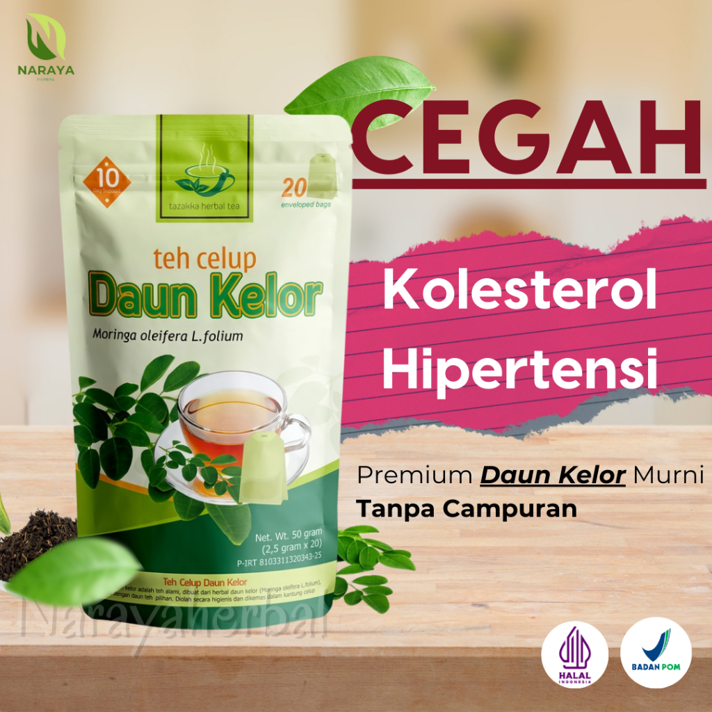 

Teh Celup DAUN KELOR Murni Moringa Original Tanpa Campuran