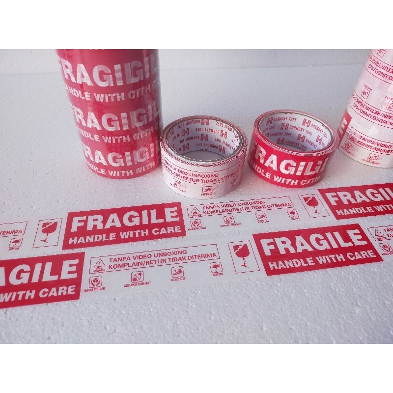 

Lakban Fragile Unboxing Merah Putih 45*72y