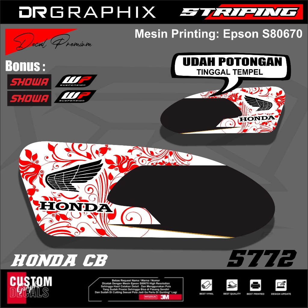 CB 100 STRIPING CB MODEL BARU / STRIPING CB / STRIPING CB VARIASI