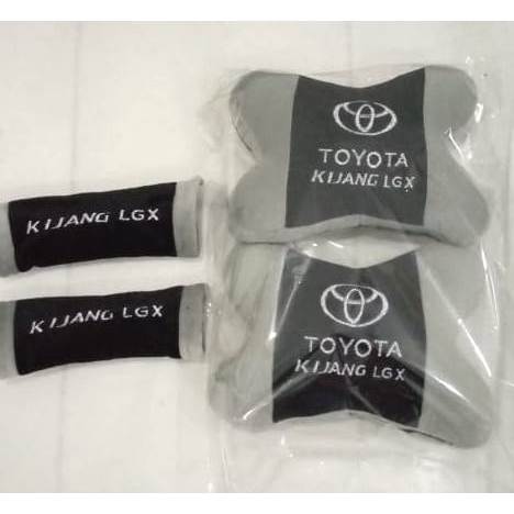 Sandaran kepala bantal mobil headrest aksesoris variasi interior Toyota Kijang LGX LSX LX bisa custo