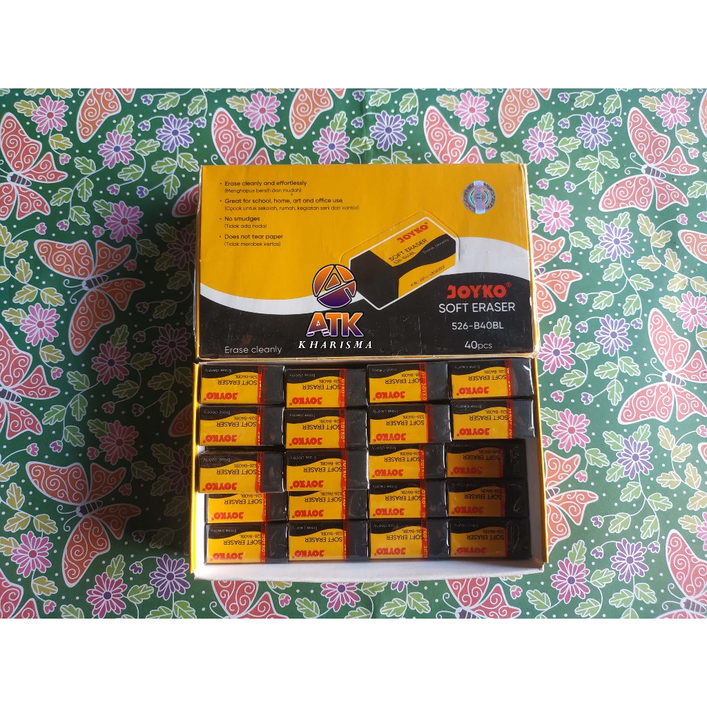 

Penghapus Joyko 526-B40BL - Warna Hitam