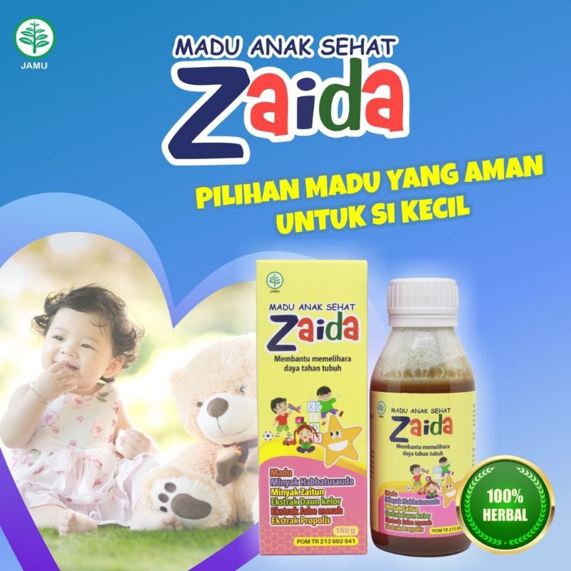 

madu zaida 150 gram (madu anak)