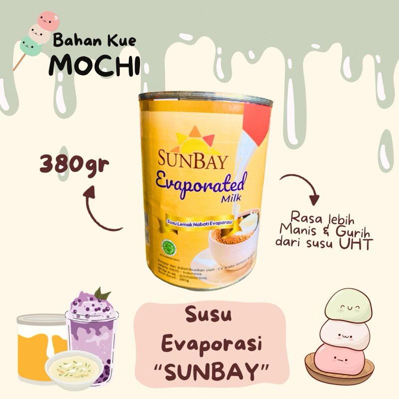 

Susu Evaporasi SUNBAY 380gr