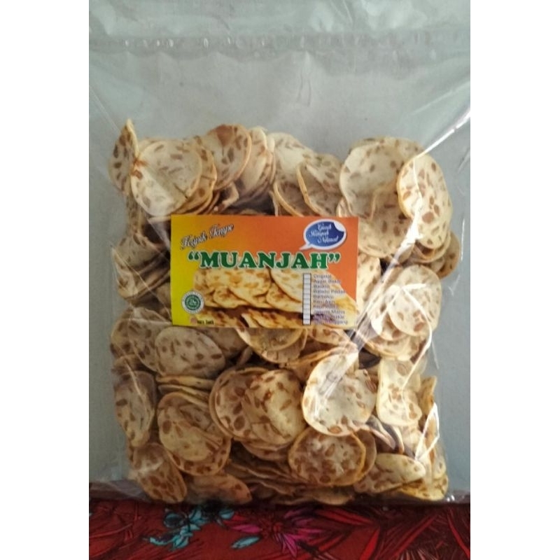 

KERIPIK TEMPE SAGU 500 Gram INARA_KERIPIK