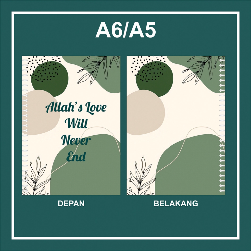 

NOTEBOOK (NB002) Buku Tulis Notebook A5 14,8 cm X 21 cm dan A6 10,5 X 14,8 cm Spiral Polos / Garis