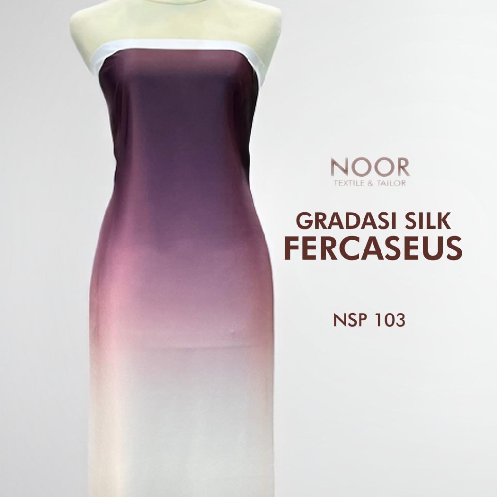 Silk | Fersaceus - Gradasi Silk Warna Gradasi | 2 Warna | 3 Warna | Bridesmaid