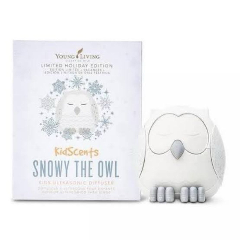 NEW, young living diffuser owl snowy