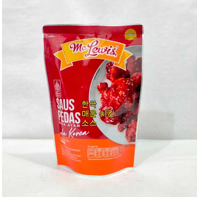 

MC LEWIS KOREAN HOT SAUCE 250 GRAM