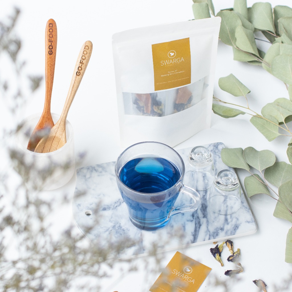

Premium Flower Tea Series #7 - Wedang Cinnamon - Teh Bunga Telang dan Kayu Manis